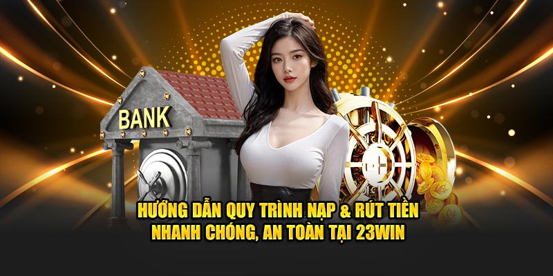 Hướng dẫn quy trình nạp & rút tiền nhanh chóng, hiệu quả tại 23WIN