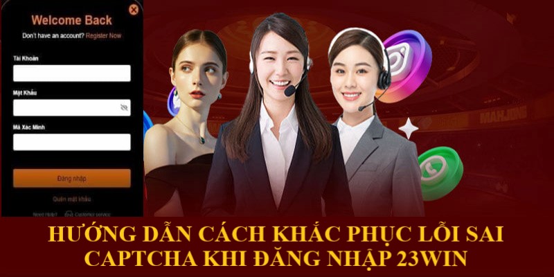 Nhà cái 23WIN hướng dẫn người chơi xử lý lỗi khi sai mã xác minh