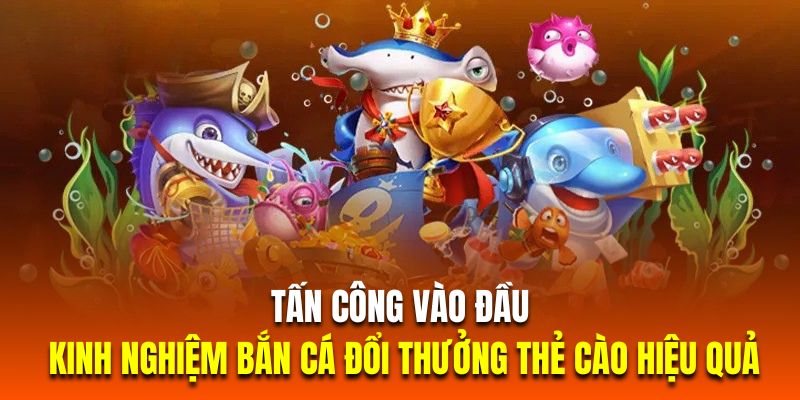  Tấn công vào đầu kinh nghiệm là bắn cá đổi thưởng thẻ cào hiệu quả